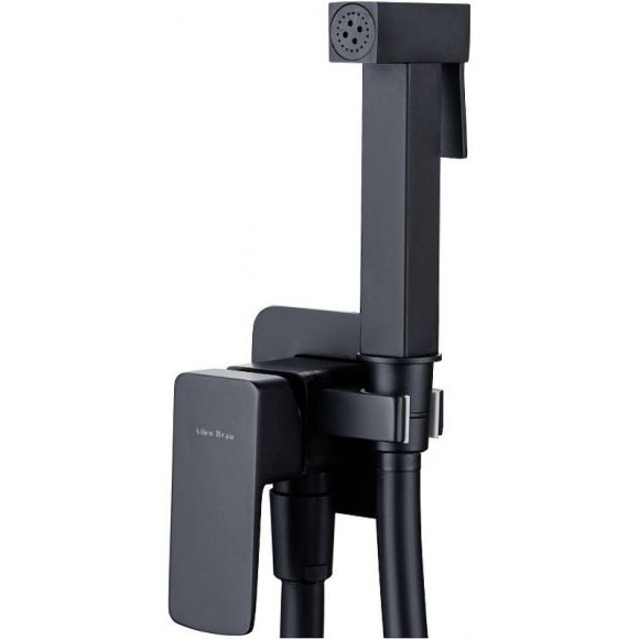 Гигиенический душ со смесителем Allen Brau Infinity 5.21005-31 Черный матовый Гигиенический душ со смесителем Allen Brau Infinity 5.21005-31 Черный матовый