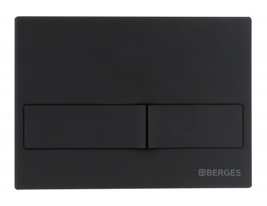 Комплект унитаза с инсталляцией Berges Ego Rimless 525 047215 с сиденьем Микролифт и Черной клавишей смыва