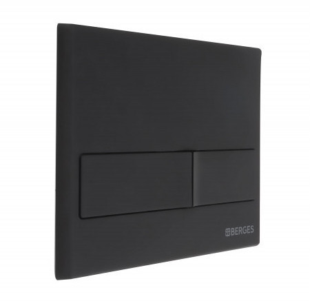 Комплект унитаза с инсталляцией Berges Ego Rimless 525 047215 с сиденьем Микролифт и Черной клавишей смыва