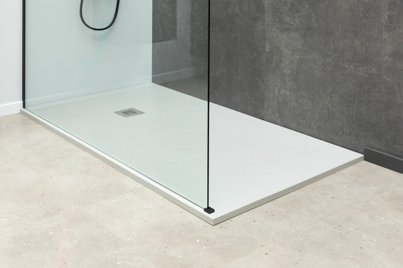 Душевая перегородка Allen Brau Infinity 1 140 3.21027.BBA профиль Черный браш стекло прозрачное