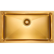Кухонная мойка Paulmark Next 74 Uni PM217444-BG Брашированное золото