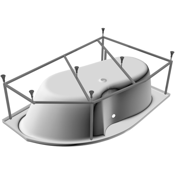 Акриловая ванна Vayer Azalia 150x105 L Гл000006724 без гидромассажа Акриловая ванна Vayer Azalia 150x105 L Гл000006724 без гидромассажа