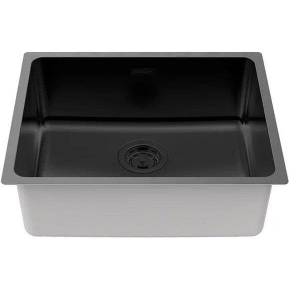 Кухонная мойка Paulmark Yuni 54 Uni YU54-MBN Черная матовая Кухонная мойка Paulmark Yuni 54 Uni YU54-MBN Черная матовая