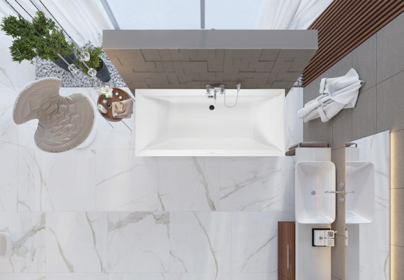 Акриловая ванна Vagnerplast Veronela 180x80 без гидромассажа Акриловая ванна Vagnerplast Veronela 180x80 без гидромассажа