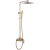 Душевая система Abber Wasserfall AF8616G Золото матовое