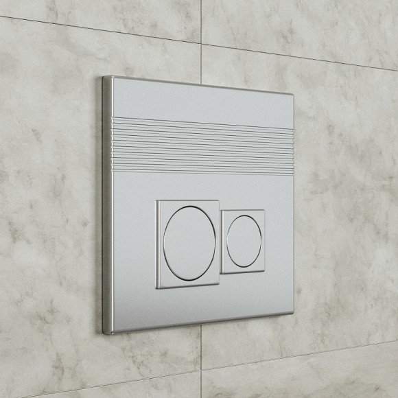 Инсталляция Grossman Cosmo 980.T1.02.110.110 для унитаза с клавишей смыва Хром матовый Инсталляция Grossman Cosmo 980.T1.02.110.110 для унитаза с клавишей смыва Хром матовый