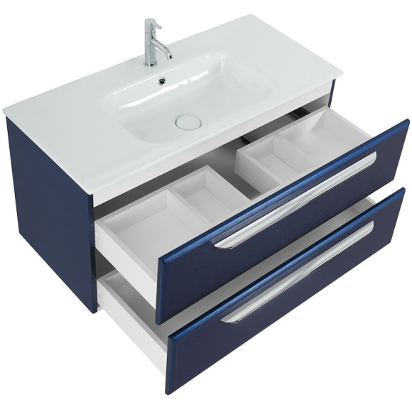 Тумба под раковину Cezares Eco-Cer 100 ECO-CER-1000-2C-SO-SPF-P подвесная Sapfiro без ручек