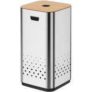 Корзина для белья WeltWasser Lety MT 50L 10000003989 Матовая сталь