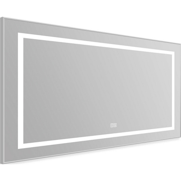 Зеркало BelBagno Kraft 108.5 SPC-KRAFT-1085-685-TCH-WARM с подсветкой с подогревом Сатин с сенсорным выключателем