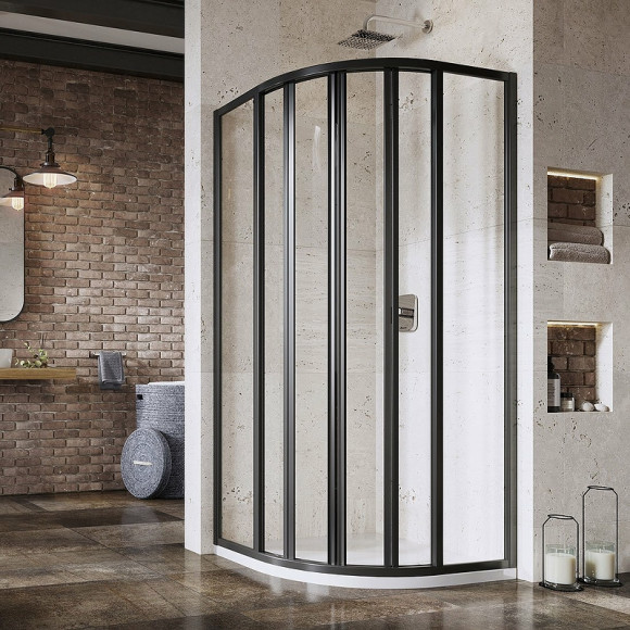 Душевой уголок Ravak Supernova SKKP6-90 90x90 3207O302Z1 профиль Черный стекло Transparent Душевой уголок Ravak Supernova SKKP6-90 90x90 3207O302Z1 профиль Черный стекло Transparent
