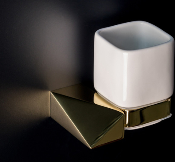 Стакан для зубных щеток Boheme New Venturo 10314-G Золото