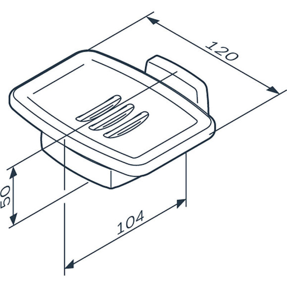 Мыльница AM.PM Gem A9034222 Черная матовая Мыльница AM.PM Gem A9034222 Черная матовая