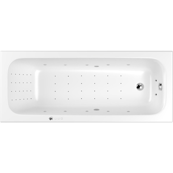 Акриловая ванна Whitecross Vibe 170x70 0105.170070.100.NANO.CR с гидромассажем