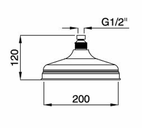 Верхний душ Cezares Czr CZR-U-SP8-20-01 Хром Верхний душ Cezares Czr CZR-U-SP8-20-01 Хром