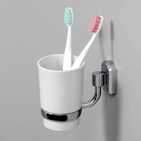 Стакан для зубных щеток WasserKRAFT K-28128 Хром Стакан для зубных щеток WasserKRAFT K-28128 Хром