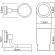Стакан для зубных щеток WasserKRAFT K-28128 Хром Стакан для зубных щеток WasserKRAFT K-28128 Хром
