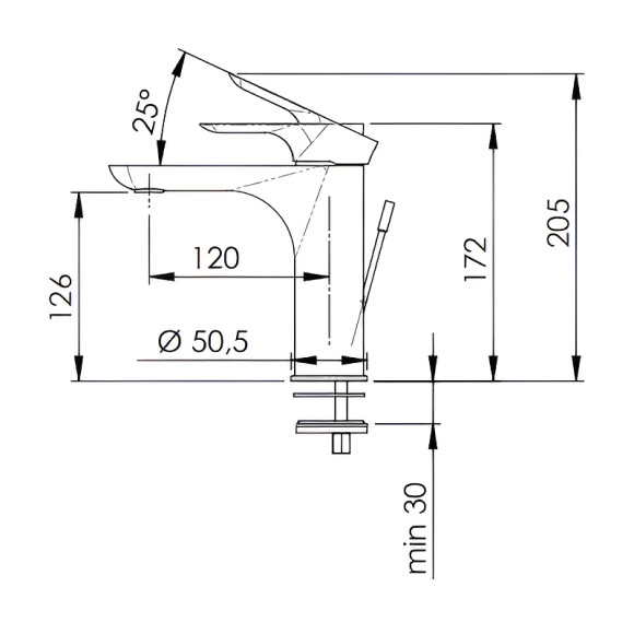 Смеситель для раковины Remer Infinity I10NO Черный матовый Смеситель для раковины Remer Infinity I10NO Черный матовый