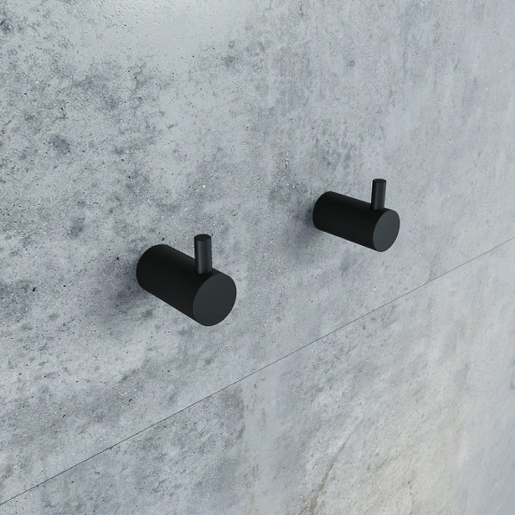 Комплект крючков Iddis Petite PET2SB3i41 Черный матовый