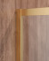 Душевой уголок Cezares Molveno 100x100 MOLVENO-R-2-100-C-BORO-IV профиль Брашированное золото стекло прозрачное