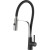 Смеситель для кухни WasserKRAFT A8417 Нержавеющая сталь Черный