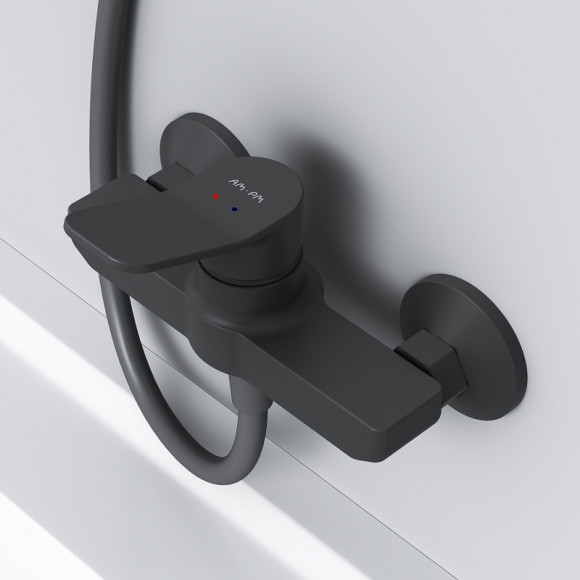 Смеситель для душа AM.PM X-Joy F85A20022 Черный матовый Смеситель для душа AM.PM X-Joy F85A20022 Черный матовый