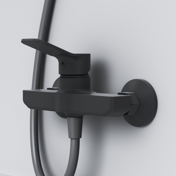 Смеситель для душа AM.PM X-Joy F85A20022 Черный матовый Смеситель для душа AM.PM X-Joy F85A20022 Черный матовый