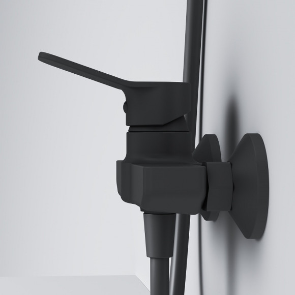 Смеситель для душа AM.PM X-Joy F85A20022 Черный матовый Смеситель для душа AM.PM X-Joy F85A20022 Черный матовый