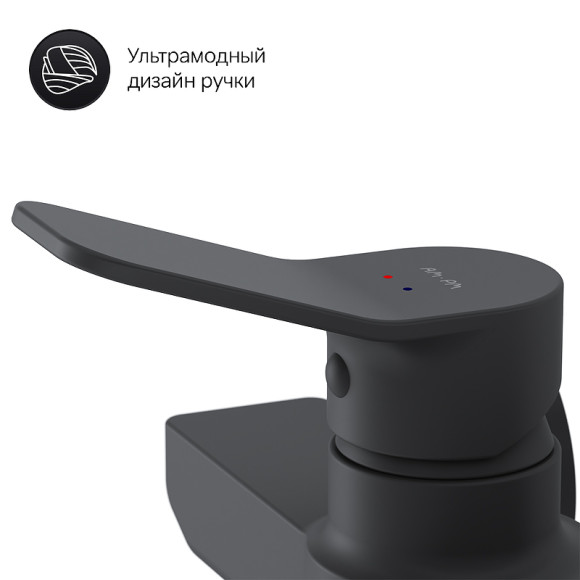 Смеситель для душа AM.PM X-Joy F85A20022 Черный матовый Смеситель для душа AM.PM X-Joy F85A20022 Черный матовый
