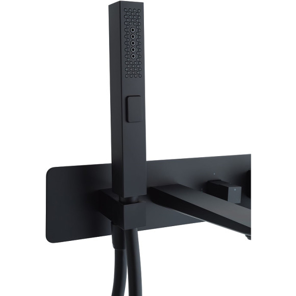 Смеситель для ванны Allen Brau Infinity 5.21007-31 Черный матовый Смеситель для ванны Allen Brau Infinity 5.21007-31 Черный матовый