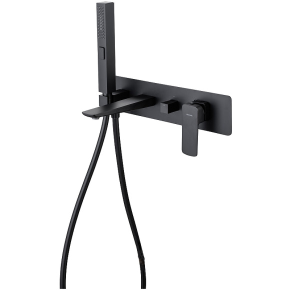 Смеситель для ванны Allen Brau Infinity 5.21007-31 Черный матовый Смеситель для ванны Allen Brau Infinity 5.21007-31 Черный матовый