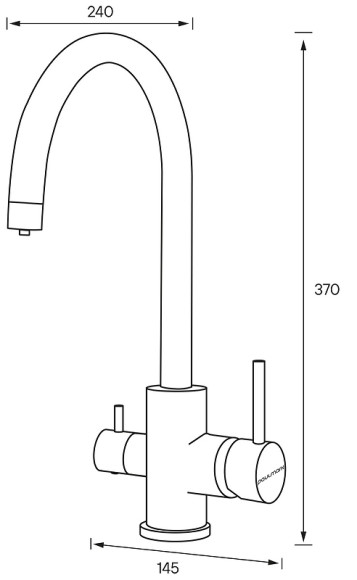 Смеситель для кухни Paulmark Essen Es213211-G Золото Смеситель для кухни Paulmark Essen Es213211-G Золото