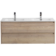 Тумба под раковину BelBagno Kraft 120 KRAFT-1200-2C-SO-2-RGB подвесная Rovere Galifax Bianco