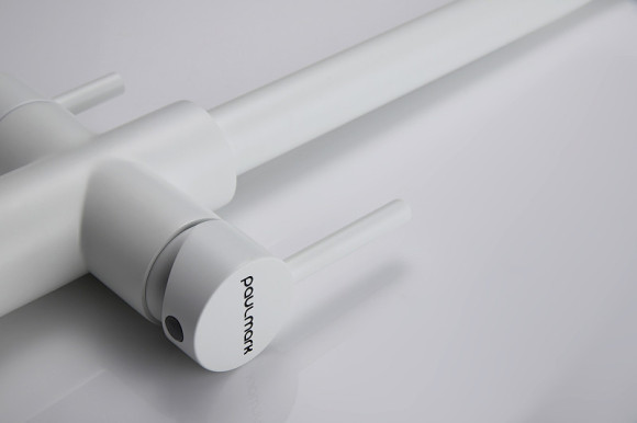 Смеситель для кухни Paulmark Lange La214212-431 Белый матовый