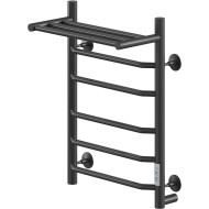 Электрический полотенцесушитель Ника Way-3 60/40 U с полкой Черный матовый