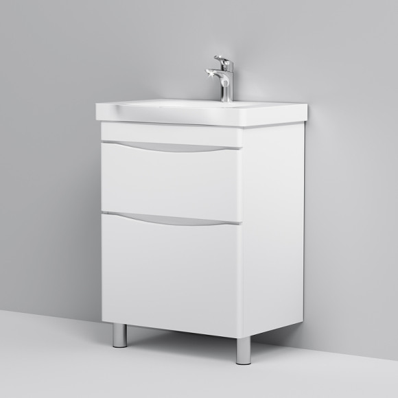 Тумба под раковину AM.PM Like 65 M80FSX0652WG Белая Тумба под раковину AM.PM Like 65 M80FSX0652WG Белая