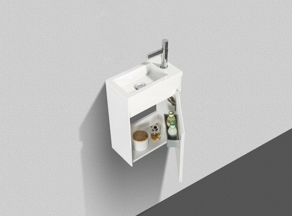 Тумба под раковину BelBagno Pietra Mini 46 R PIETRA MINI-460-1A-SO-BL-R подвесная Bianco Lucido Тумба под раковину BelBagno Pietra Mini 46 R PIETRA MINI-460-1A-SO-BL-R подвесная Bianco Lucido