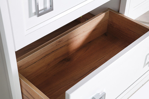 Комплект мебели для ванной ASB-Woodline Рома 80Н Белый Комплект мебели для ванной ASB-Woodline Рома 80Н Белый