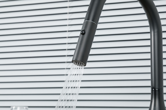 Смеситель для кухни Gappo G4398-46 Черный матовый Смеситель для кухни Gappo G4398-46 Черный матовый