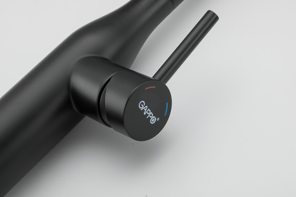 Смеситель для кухни Gappo G4398-46 Черный матовый Смеситель для кухни Gappo G4398-46 Черный матовый