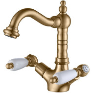 Смеситель для раковины Caprigo Adria-Classic 03-526-vot Бронза