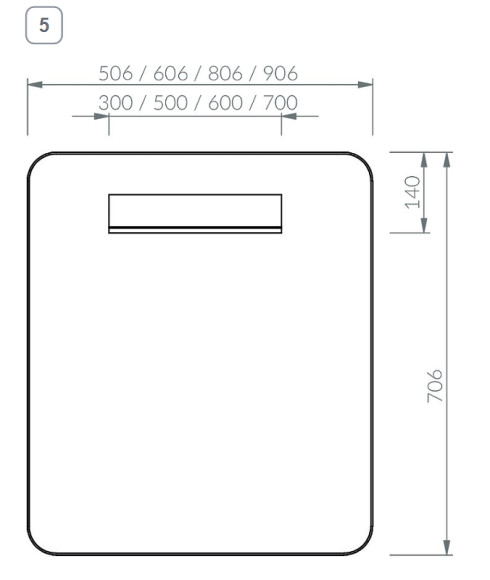 Зеркало Ravak Strip 60 X000001566 с подсветкой Белое Зеркало Ravak Strip 60 X000001566 с подсветкой Белое