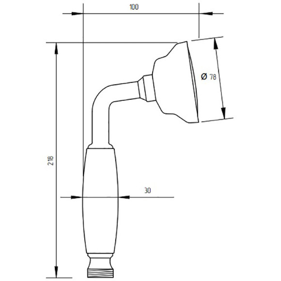 Ручной душ Migliore Colonial 20025 Хром Ручной душ Migliore Colonial 20025 Хром