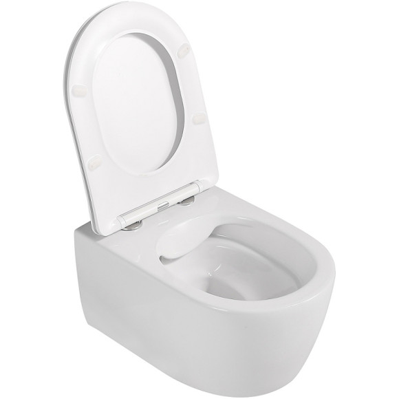 Унитаз Abber Bequem AC1104 подвесной с сиденьем Микролифт Унитаз Abber Bequem AC1104 подвесной с сиденьем Микролифт