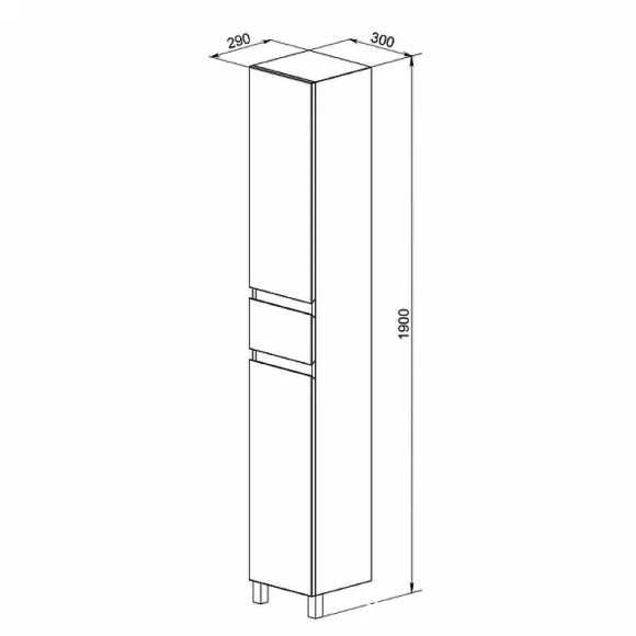 Шкаф пенал Orange Lyon 30 PLY 30-02KR с бельевой корзиной Белый Шкаф пенал Orange Lyon 30 PLY 30-02KR с бельевой корзиной Белый