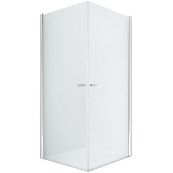 Душевой уголок New Trendy New Soleo Chrome 80х90 D-0140A/D-0141A профиль Хром стекло прозрачное
