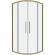 Душевой уголок Grossman Cosmo 90х90 301.K33.02.9090.32.00 профиль Золото сатин стекло прозрачное
