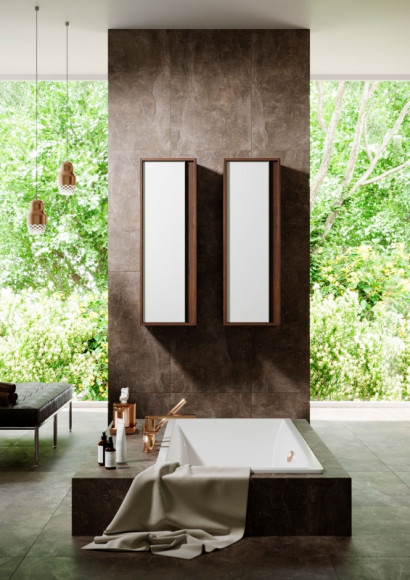 Шкаф пенал Clarberg Evolution EV0504CD подвесной Крафт темный