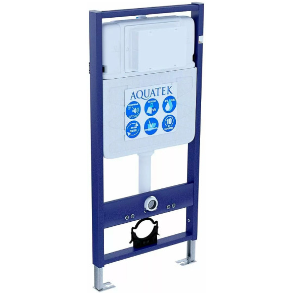 Комплект унитаза с инсталляцией Aquatek SET Aquatek Standard INS-0000012+KDI-0000002 + Grohe Bau Ceramic 39427000+39493000 с сиденьем Микролифт Комплект унитаза с инсталляцией Aquatek SET Aquatek Standard INS-0000012+KDI-0000002 + Grohe Bau Ceramic 39427000+39493000 с сиденьем Микролифт