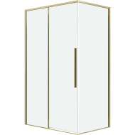 Душевой уголок Grossman Galaxy 130х80 120.K33.01.1380.32.00 профиль Золото сатин стекло прозрачное