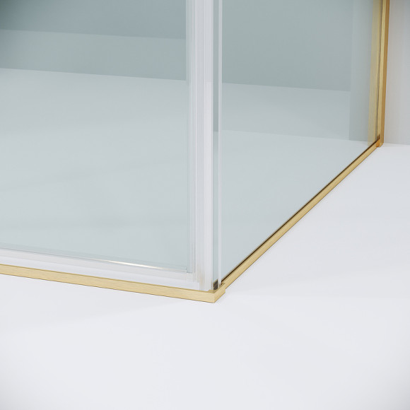 Душевой уголок Grossman Galaxy 130х80 120.K33.01.1380.32.00 профиль Золото сатин стекло прозрачное Душевой уголок Grossman Galaxy 130х80 120.K33.01.1380.32.00 профиль Золото сатин стекло прозрачное